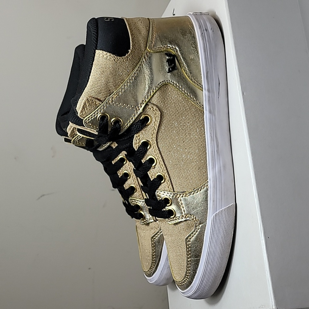 Supra Vaider SW28004 Trainer Gold sneakers size 8